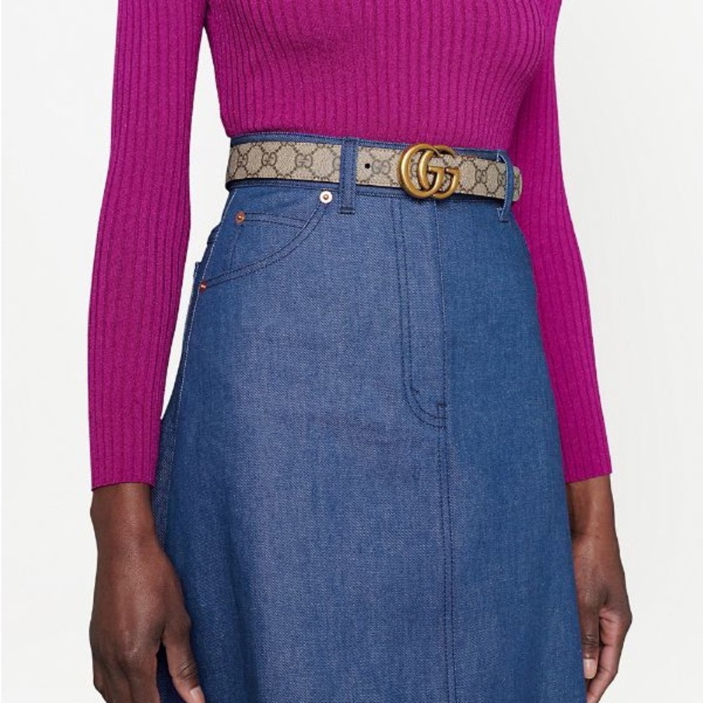 Authentic GG Marmont reversible belt | Size: 95